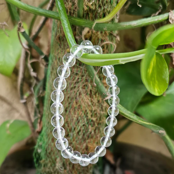 Clear Quartz Bracelet as Master Healer (8mm)