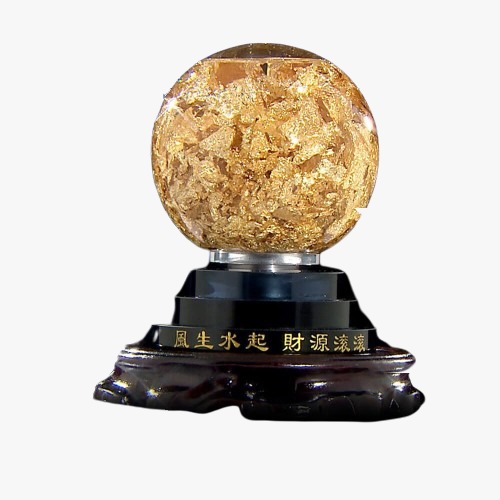 Prosperous Booming Gold Foil Ball